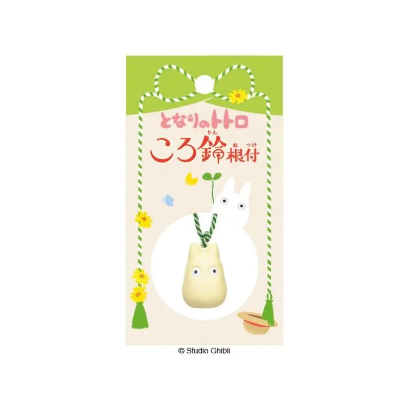 MY NEIGHBOR TOTORO - White Totoro - Strap Bell Netsuke